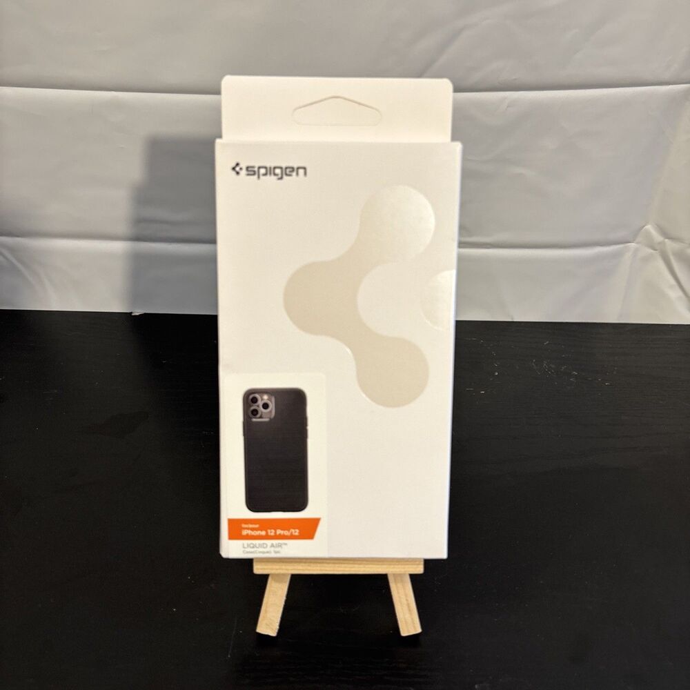 Spigen iPhone 12 Pro Case Liquid Air Black NEW